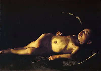 Sleeping Cupid Caravaggio